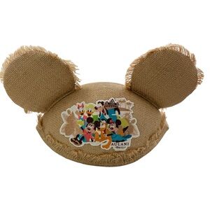 Disney Aulani Beige Mickey Ears Hat